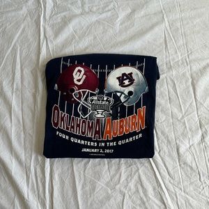 2017 Sugarbowl Oklahoma v. Auburn Graphic T-Shirt.